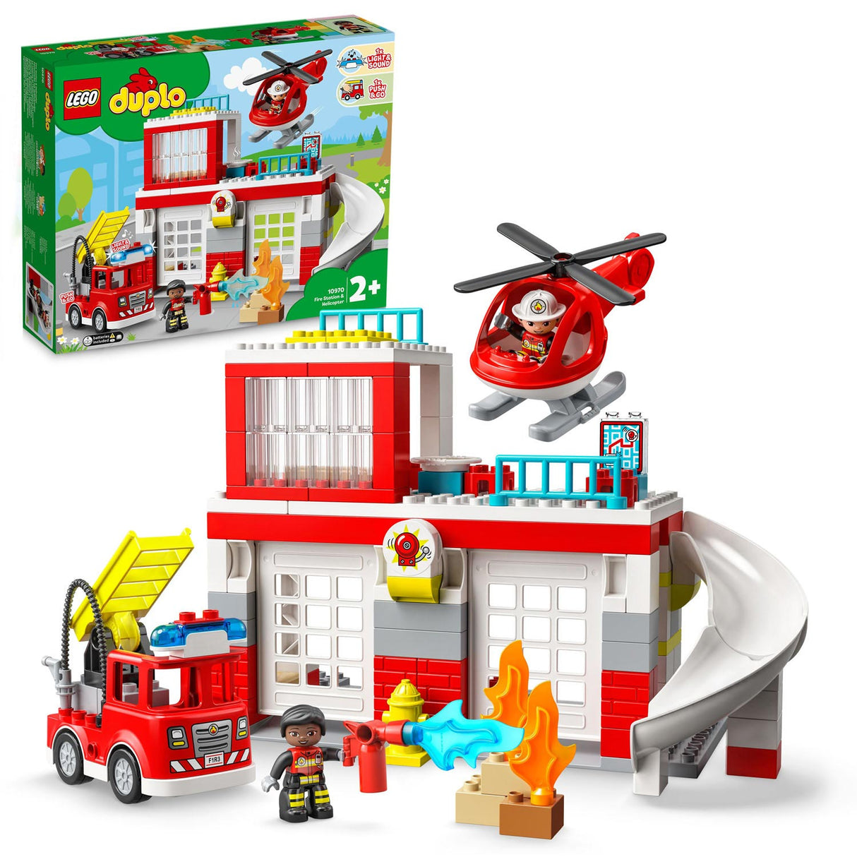 LEGO LEGO DUPLO 10970 Helicóptero de la estación de bomberos