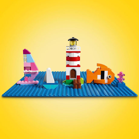 Plaque de construction Lego classique bleue - 11025