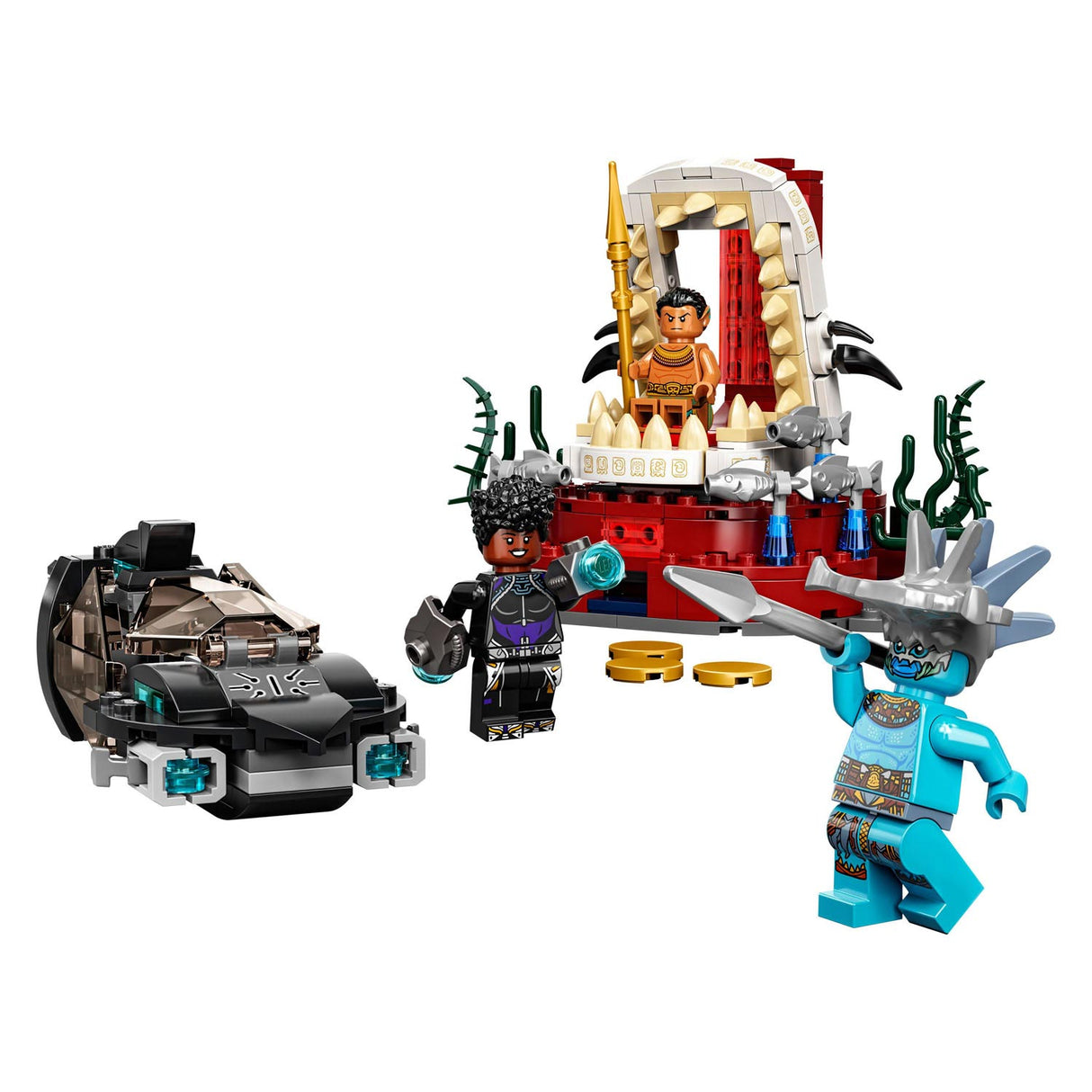 Lego Marvel - Jouet de construction de la salle du trône du roi Namor (76213)