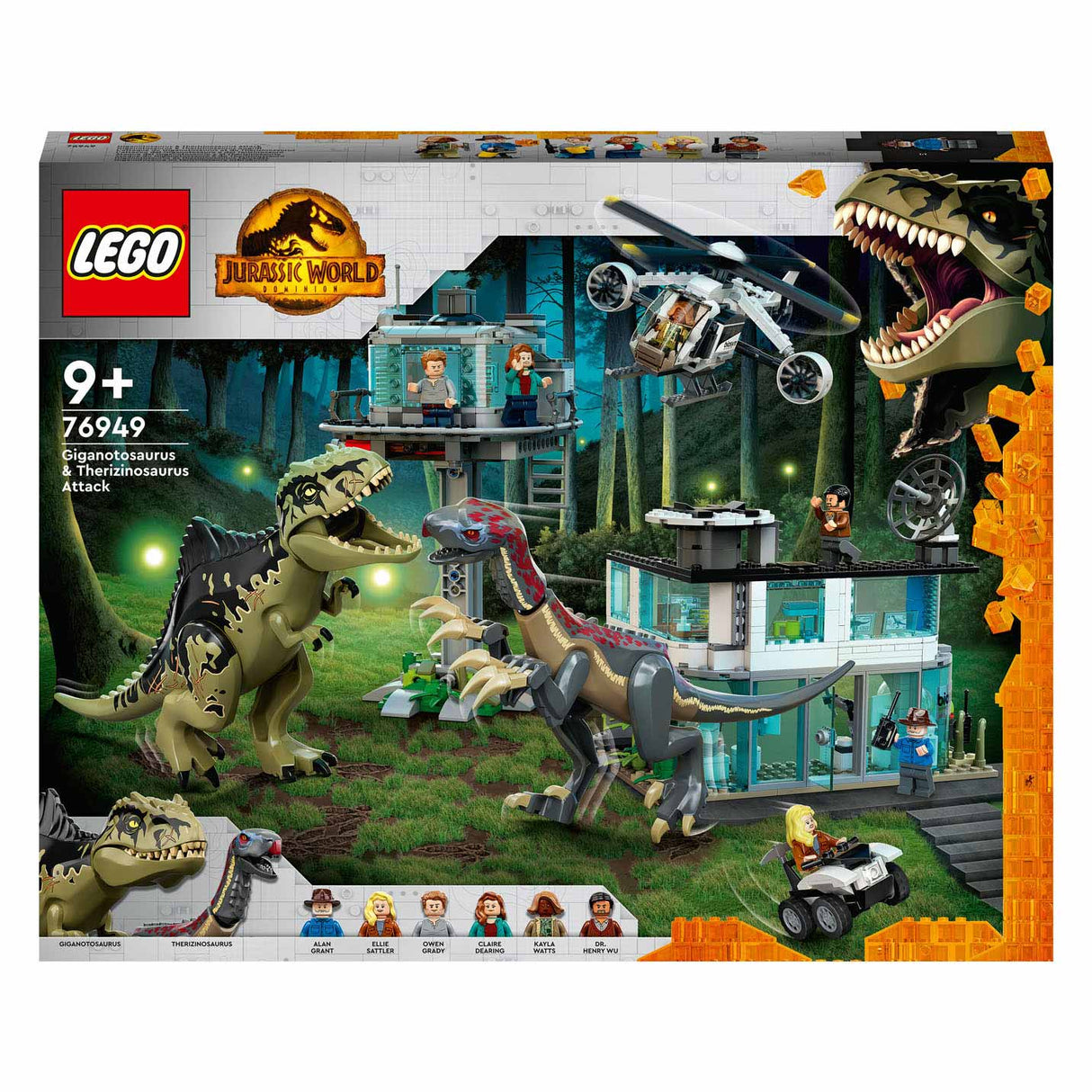 Lego LEGO Jurassic 76949 Giganoto Therizinosaurus Aanval