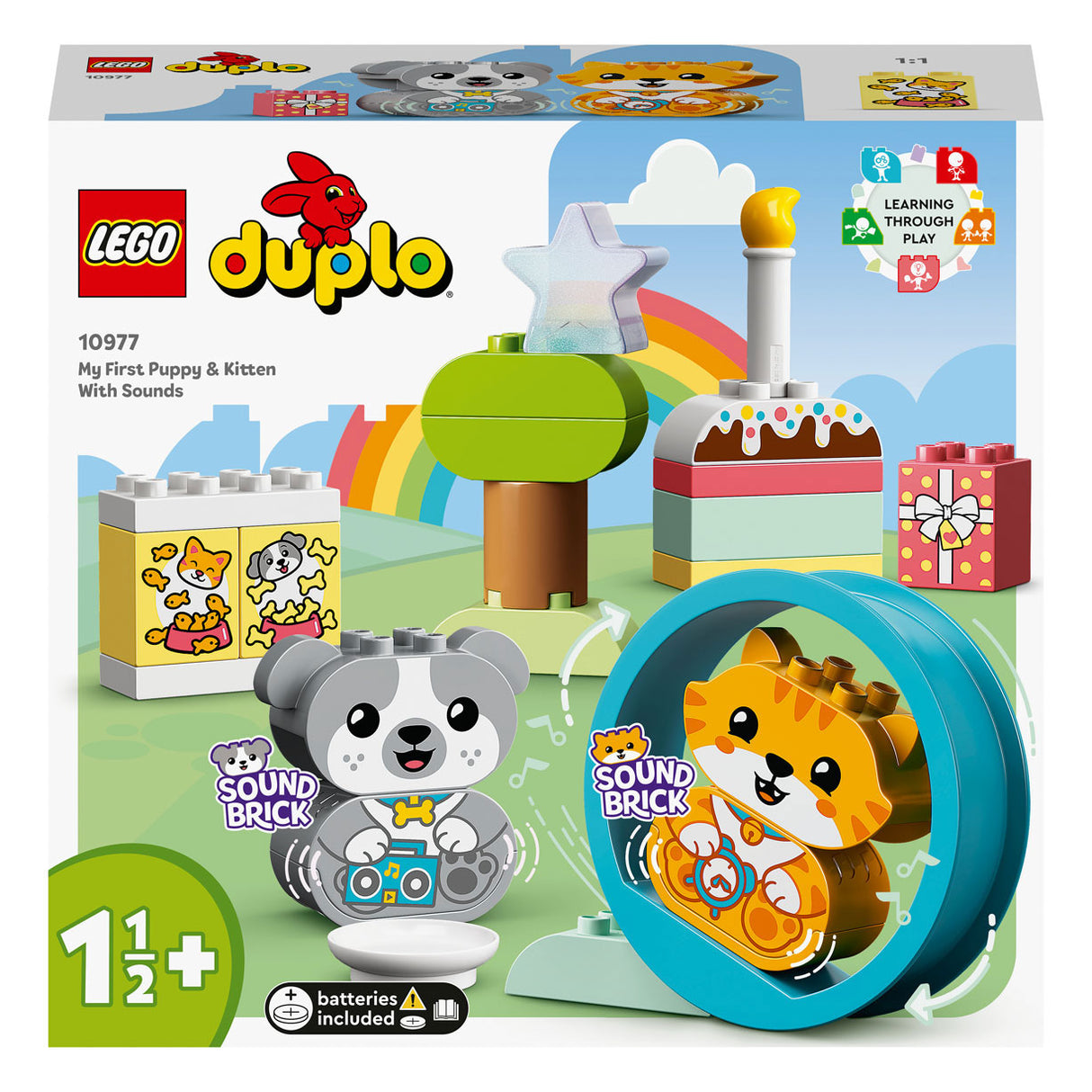 LEGO DUPLO 10977 Mon premier chaton de chiot avec des sons