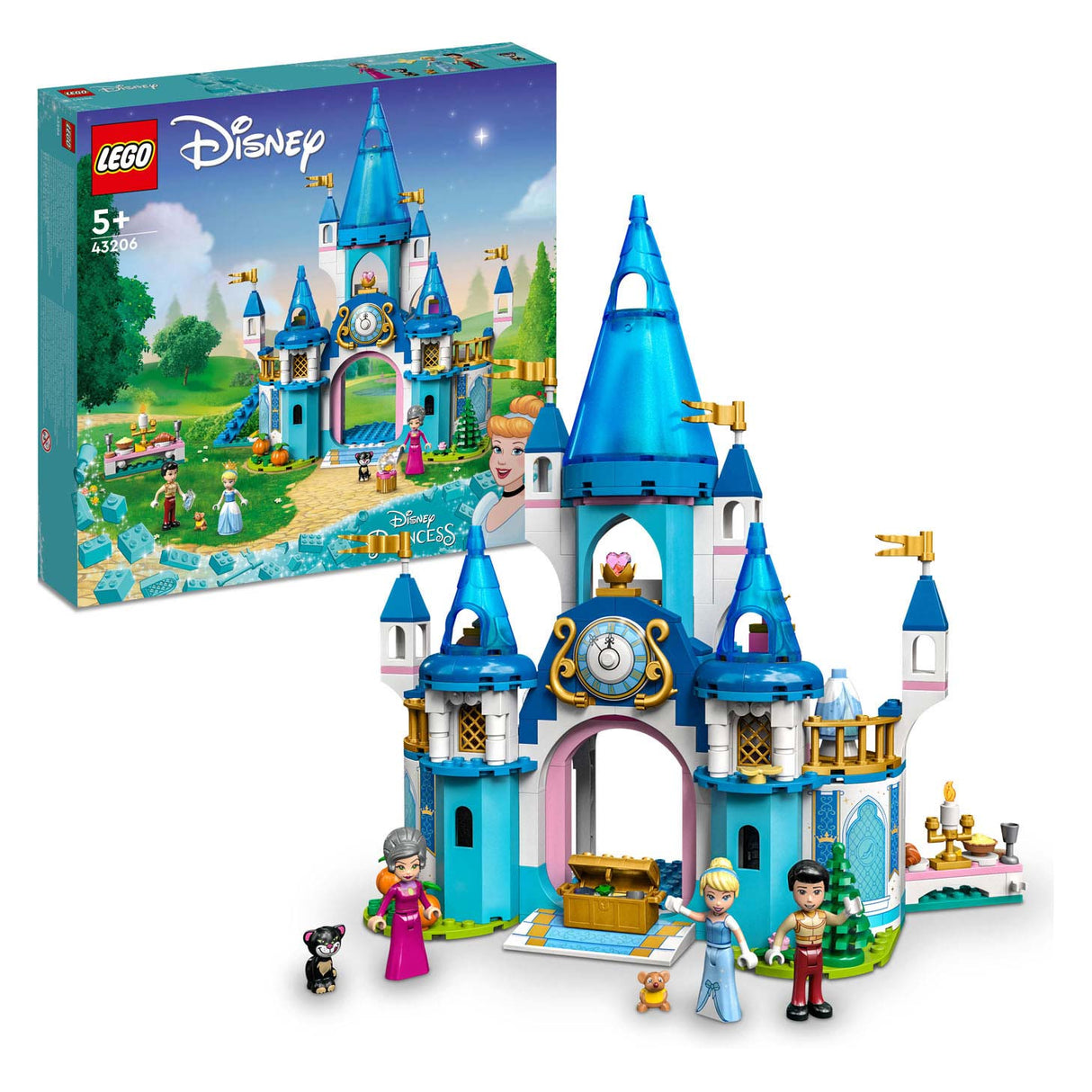 Lego Lego Prinzessin 43206 Das Schloss von Aschenputtel und der Prinz