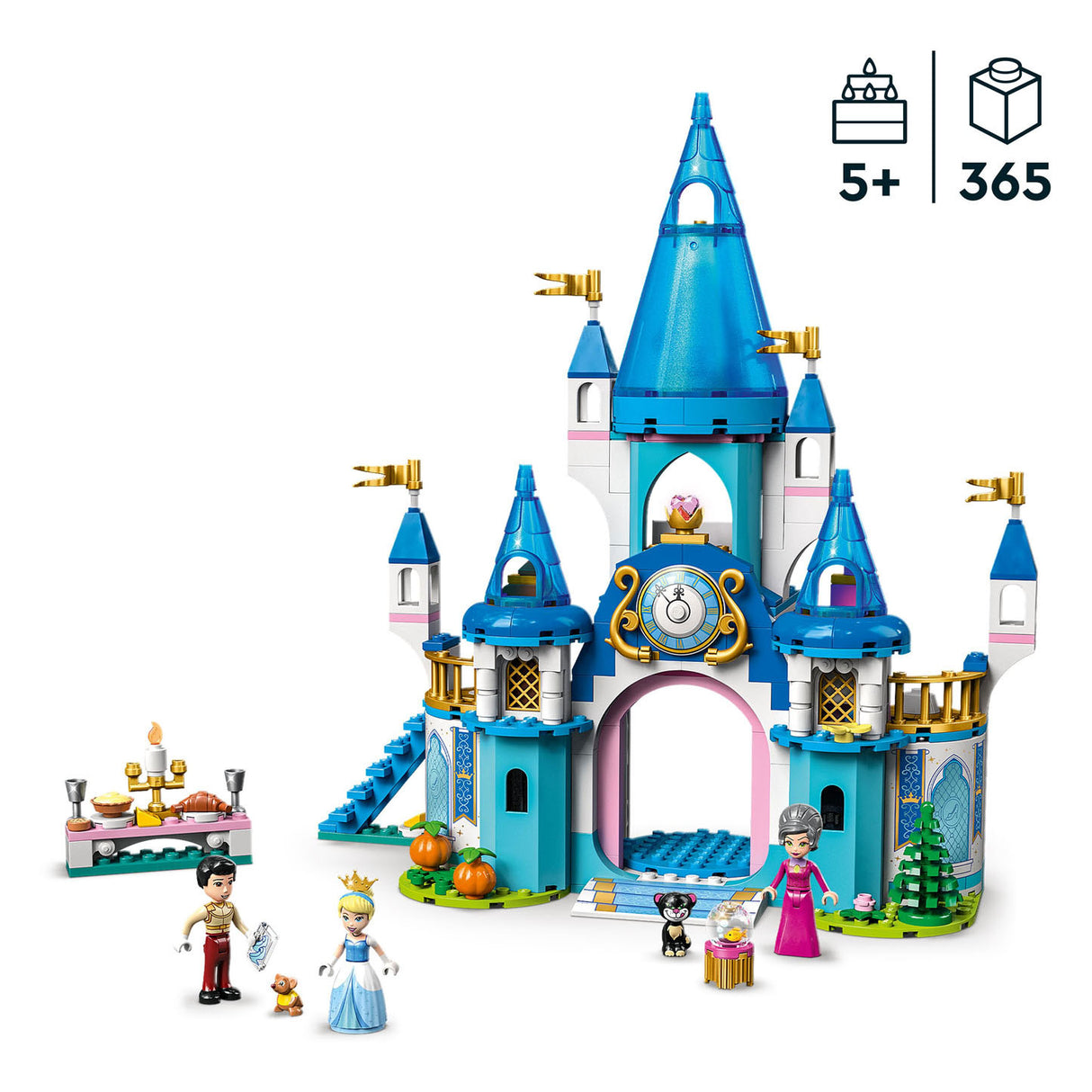 Lego Lego Prinzessin 43206 Das Schloss von Aschenputtel und der Prinz