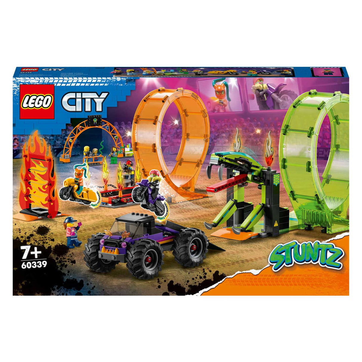 Lego City 60339 Arena de cascade à double boucle