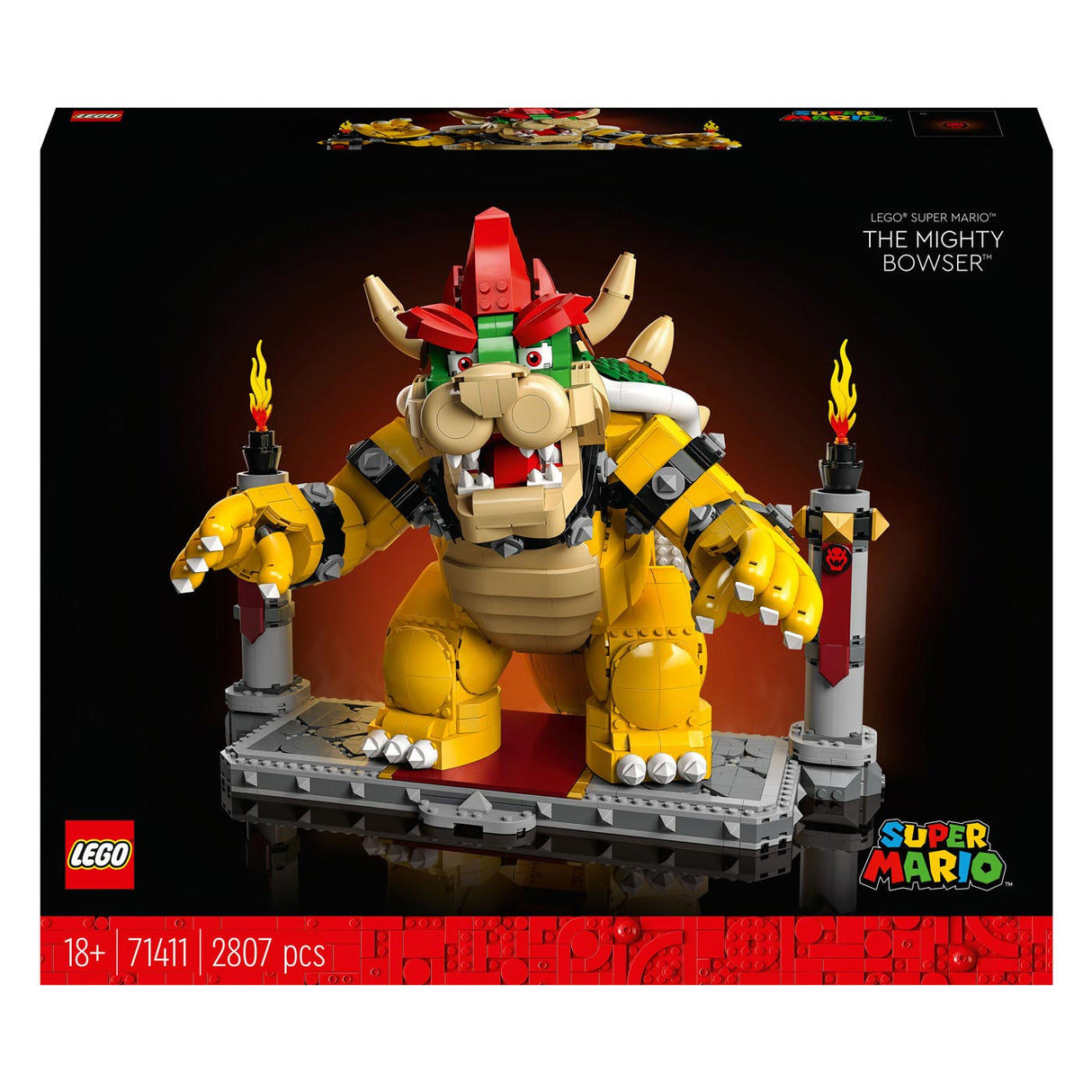 LEGO LEGO Super Mario 71411 El poderoso modelo de construcción del modelo Bowser