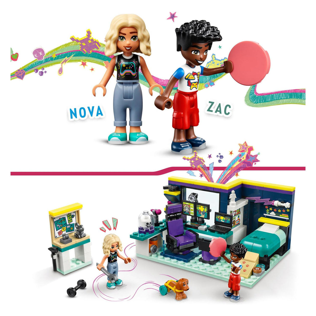 Lego lego friends 41755 nova's kamer