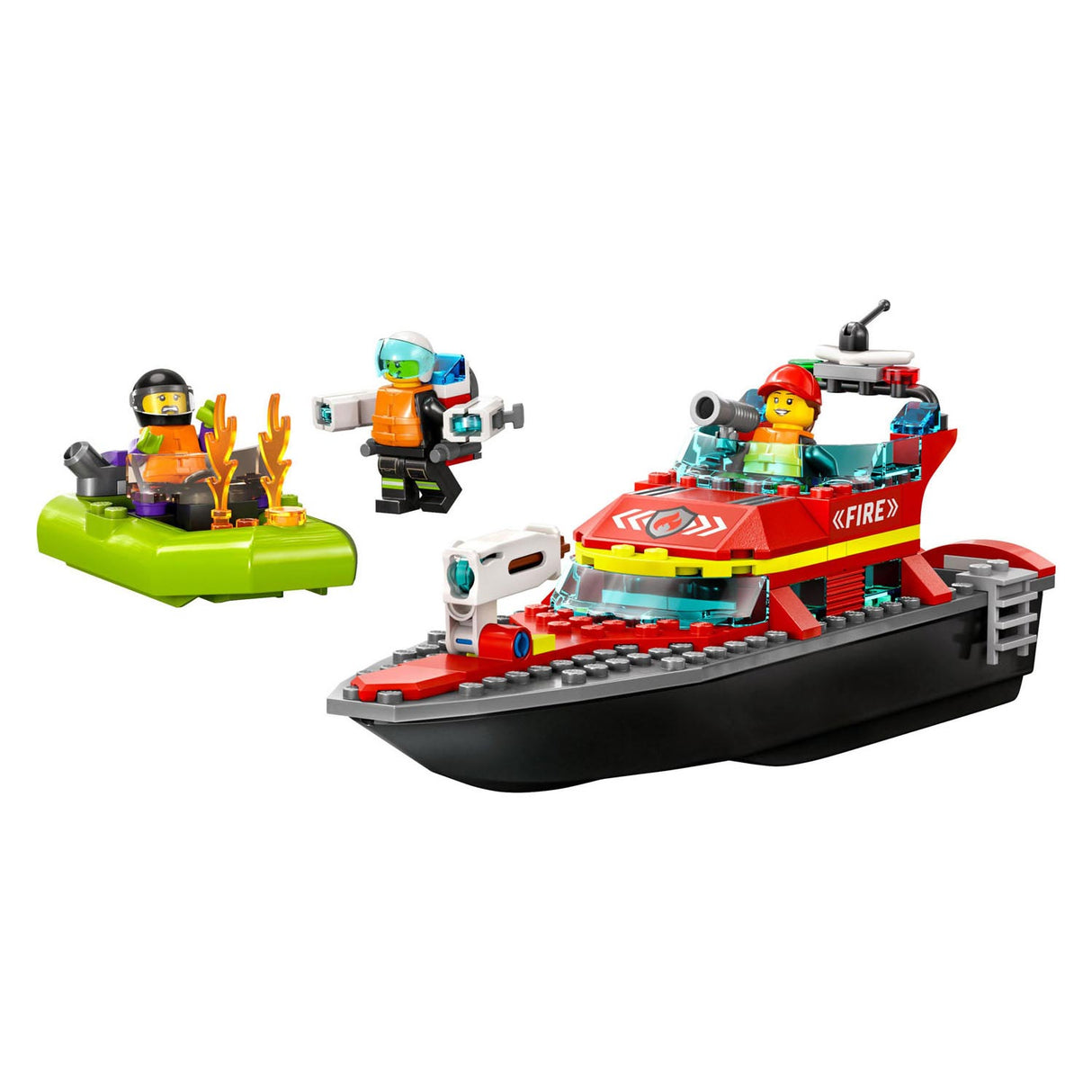 Jouet de feu de bateau de sauvetage Lego City pour enfants - 60373