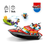 Jouet de feu de bateau de sauvetage Lego City pour enfants - 60373