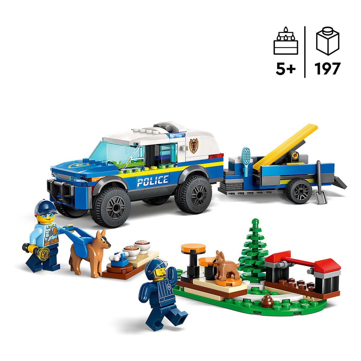 Lego Lego City 60369 Szkolenie mobilne dla psów policyjnych