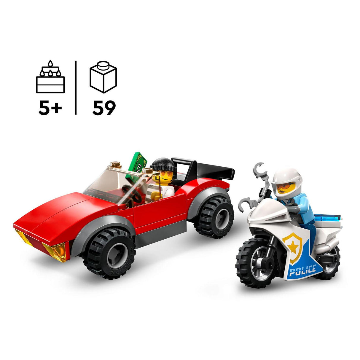 LEGO LEGO City 60392 Pursuit Car on Police Engine