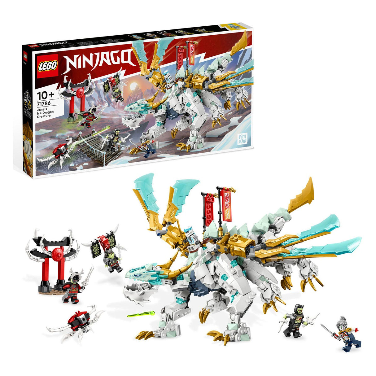 LEGO LEGO NINJAGO 71786 Dragón de hielo de Zane