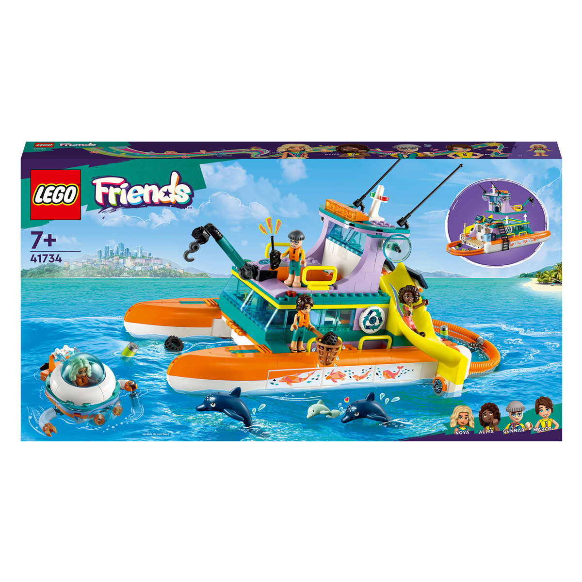 LEGO LEGO Amigos 41734 Barco de rescate en el mar