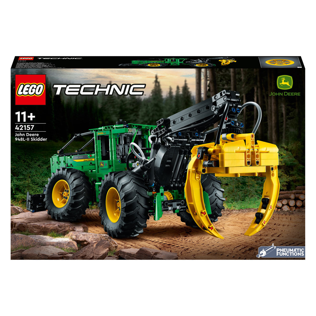 Lego Lego Technic 42157 John Deere 948L-II Wood Transport Maszyna