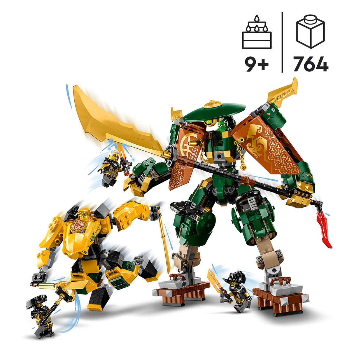 LEGO LEGO NINJAGO 71794 LLOYD Y ARINS NINJATEAMMECHA