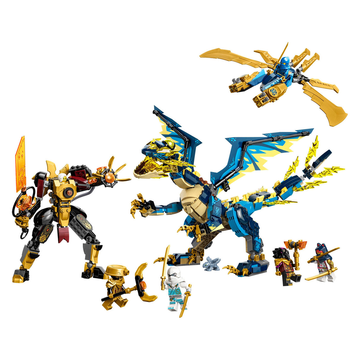 LEGO LEGO NINJAGO 71796 Elemento Dragón vs. El mecha de la emperatriz