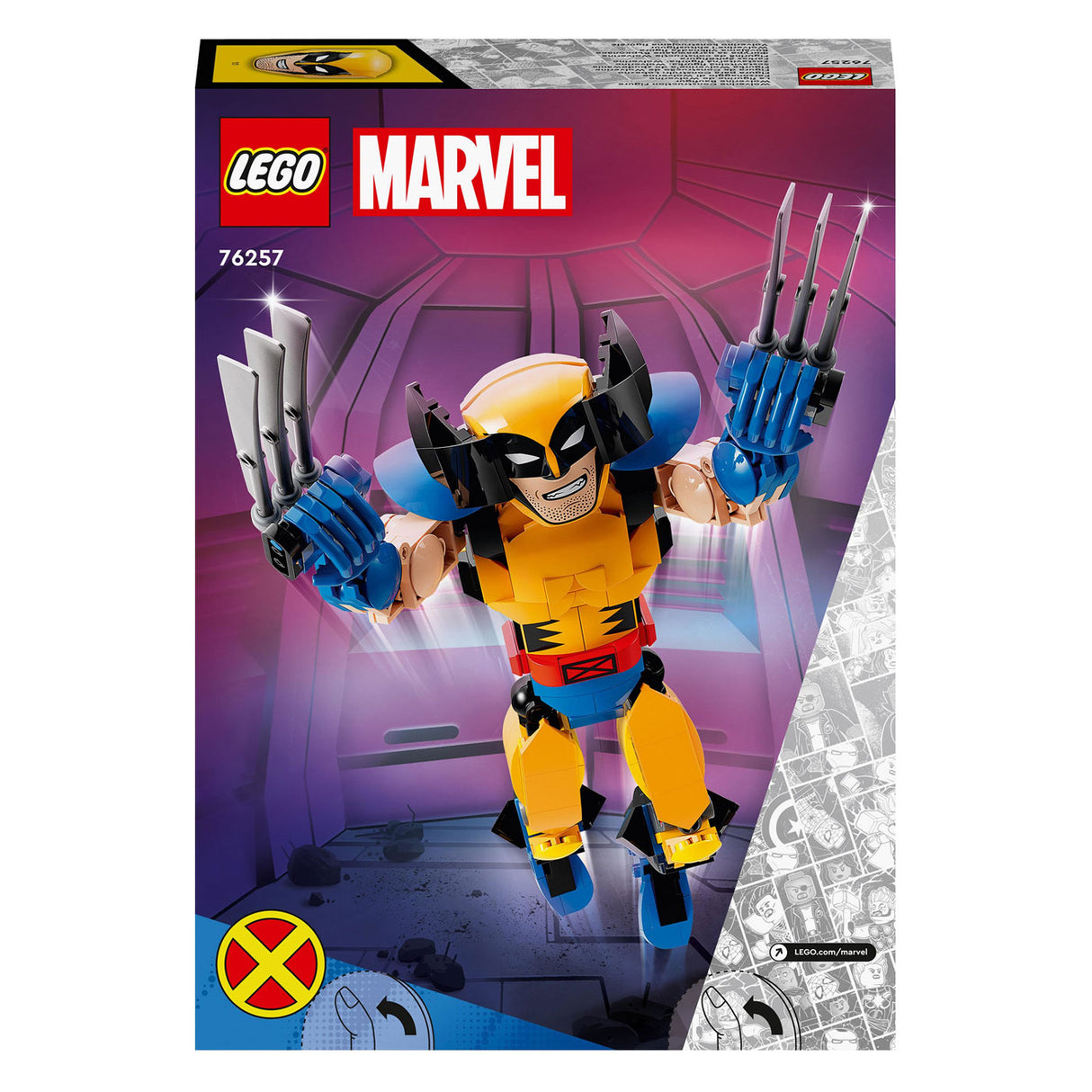 Lego Marvel - Jouet de construction figurine Wolverine (76257)