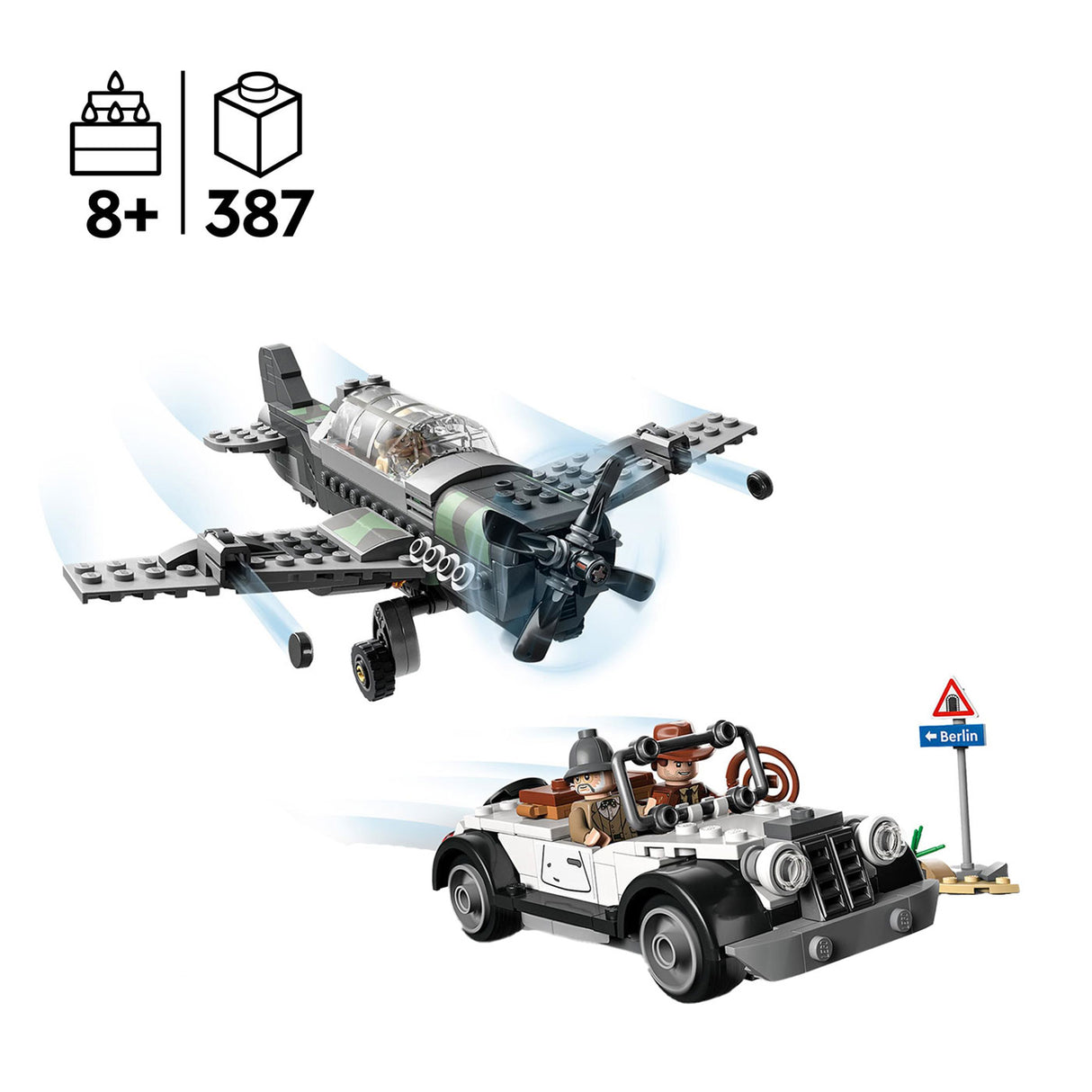 LEGO Indiana Jones 77012 Avión de combate Chase