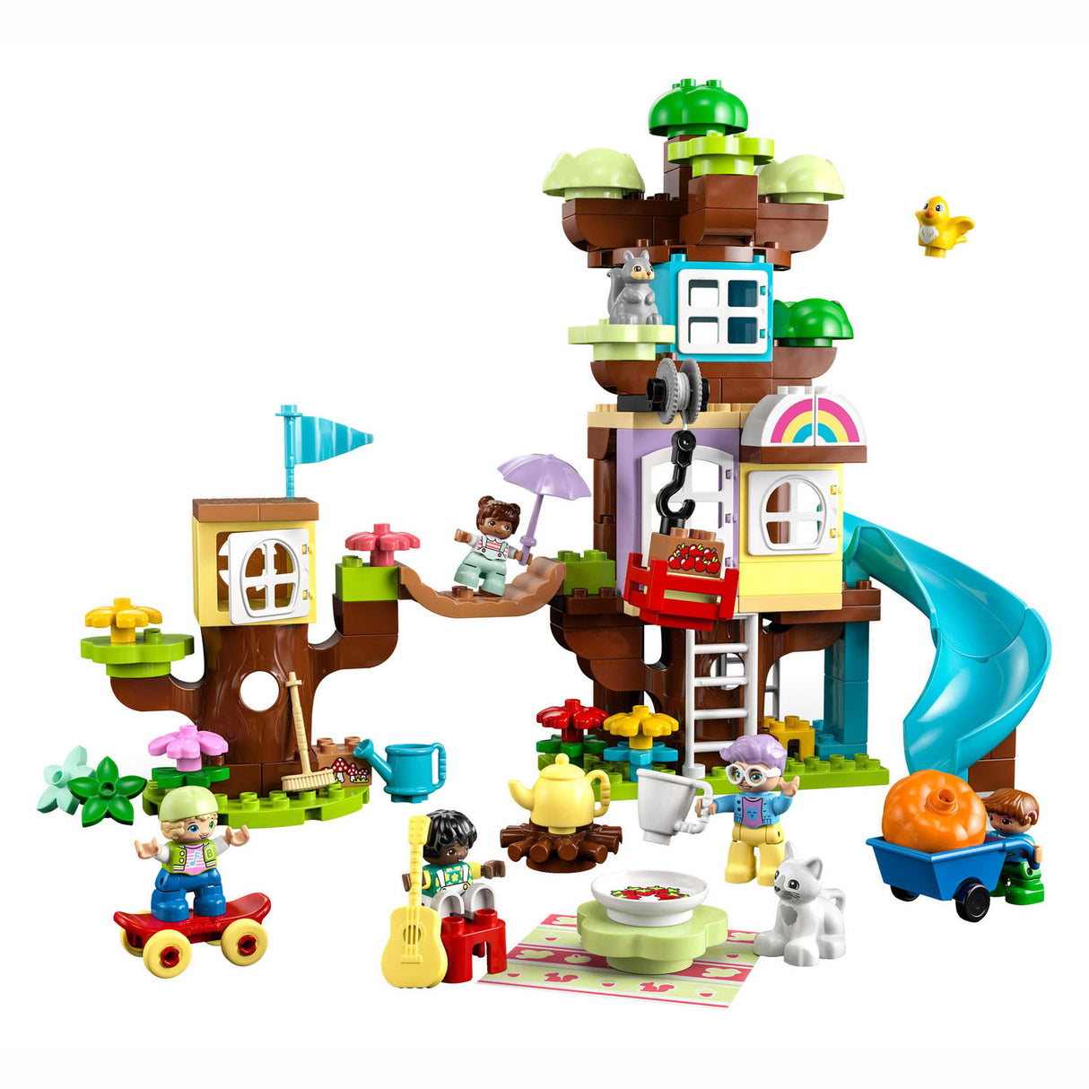 Ensemble de jouets pour tout-petits LEGO Duplo 3 en 1 - Cabane dans les arbres - 10993