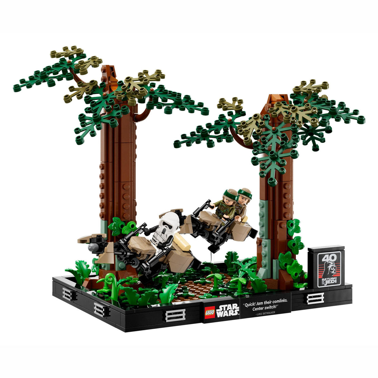 LEGO LEGO Star Wars 75353 Endor Speeder Verfolgung Diorama