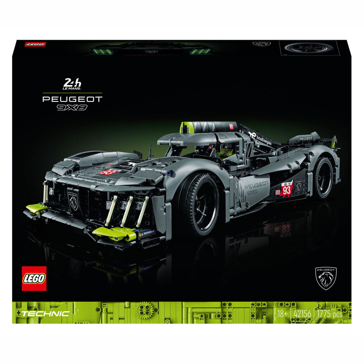 Lego Lego Technic 42156 9x8 24 Le Mans Hybrid Hipercar Auto