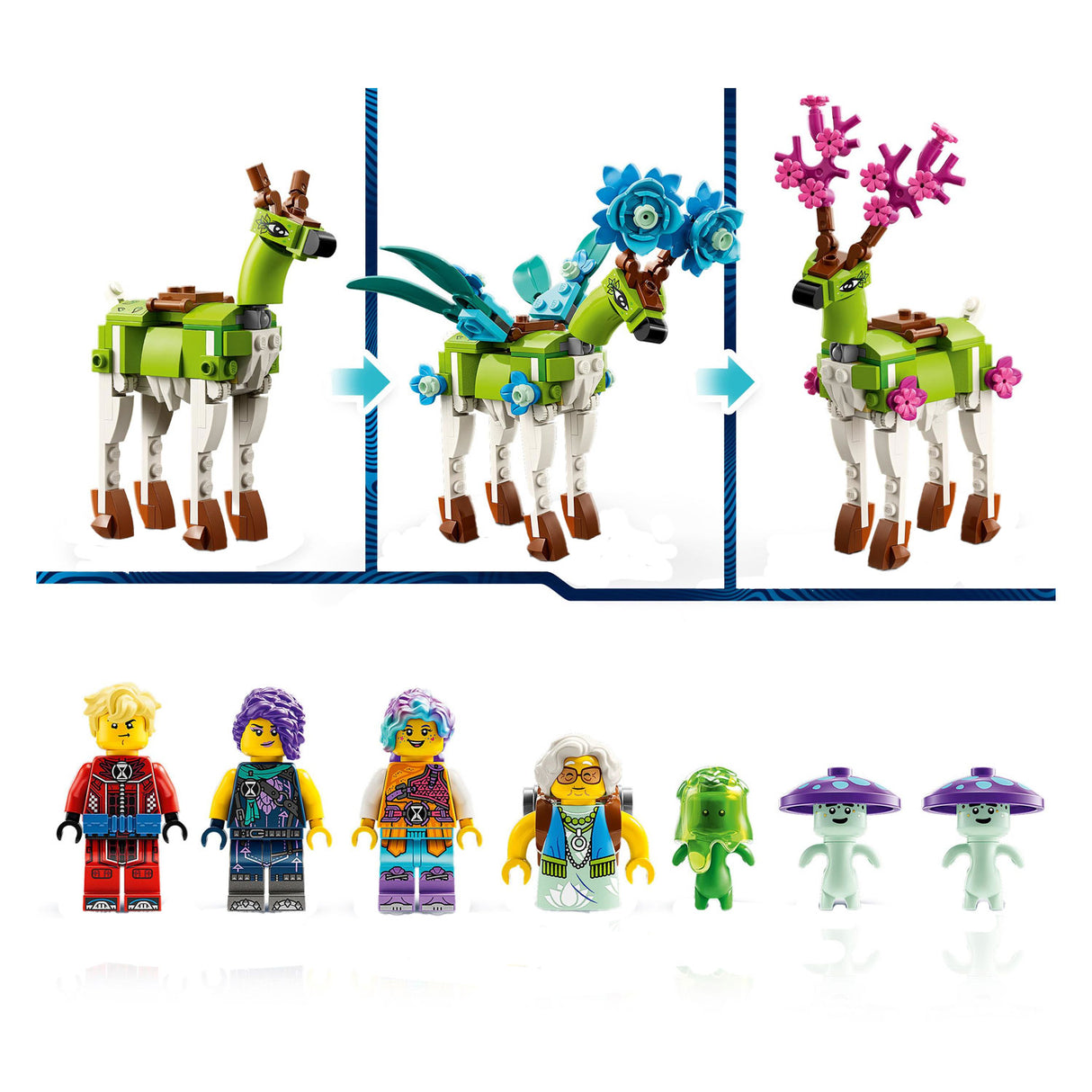 Lego dreamzzz - écurie avec jouets de construction de créatures de rêve (71459)