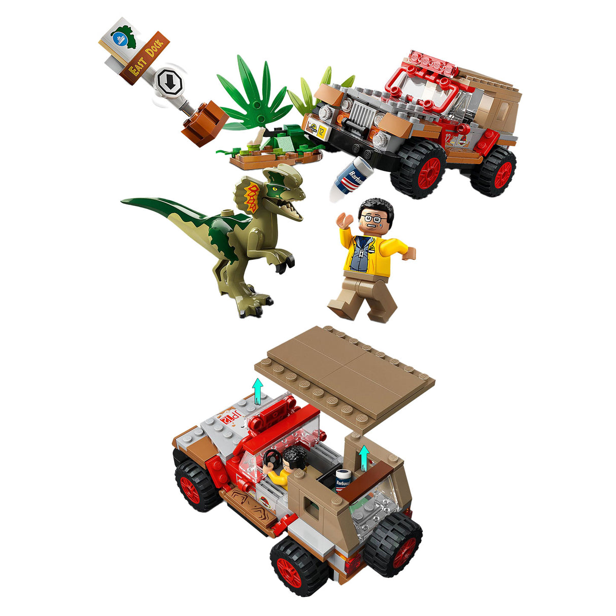 LEGO LEGO Jurassic Park 76958 Dilophosaurus Ambuscade