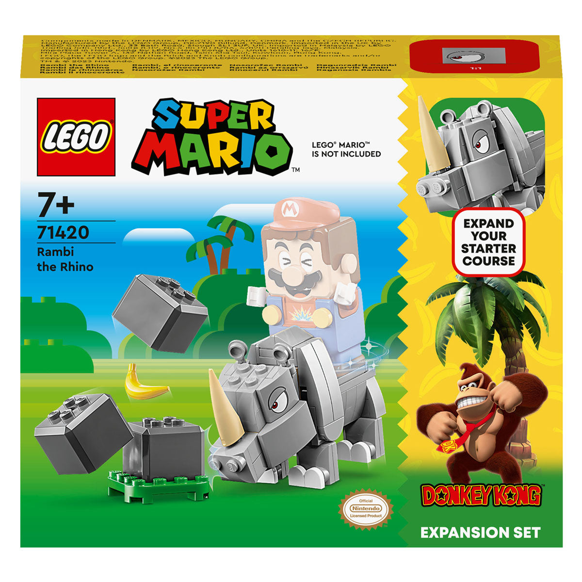 LEGO LEGO Super Mario 71420 Expansion Set: Rambi de Rhino