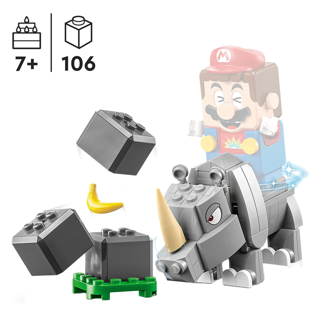 LEGO LEGO Super Mario 71420 Expansion Set: Rambi de Rhino