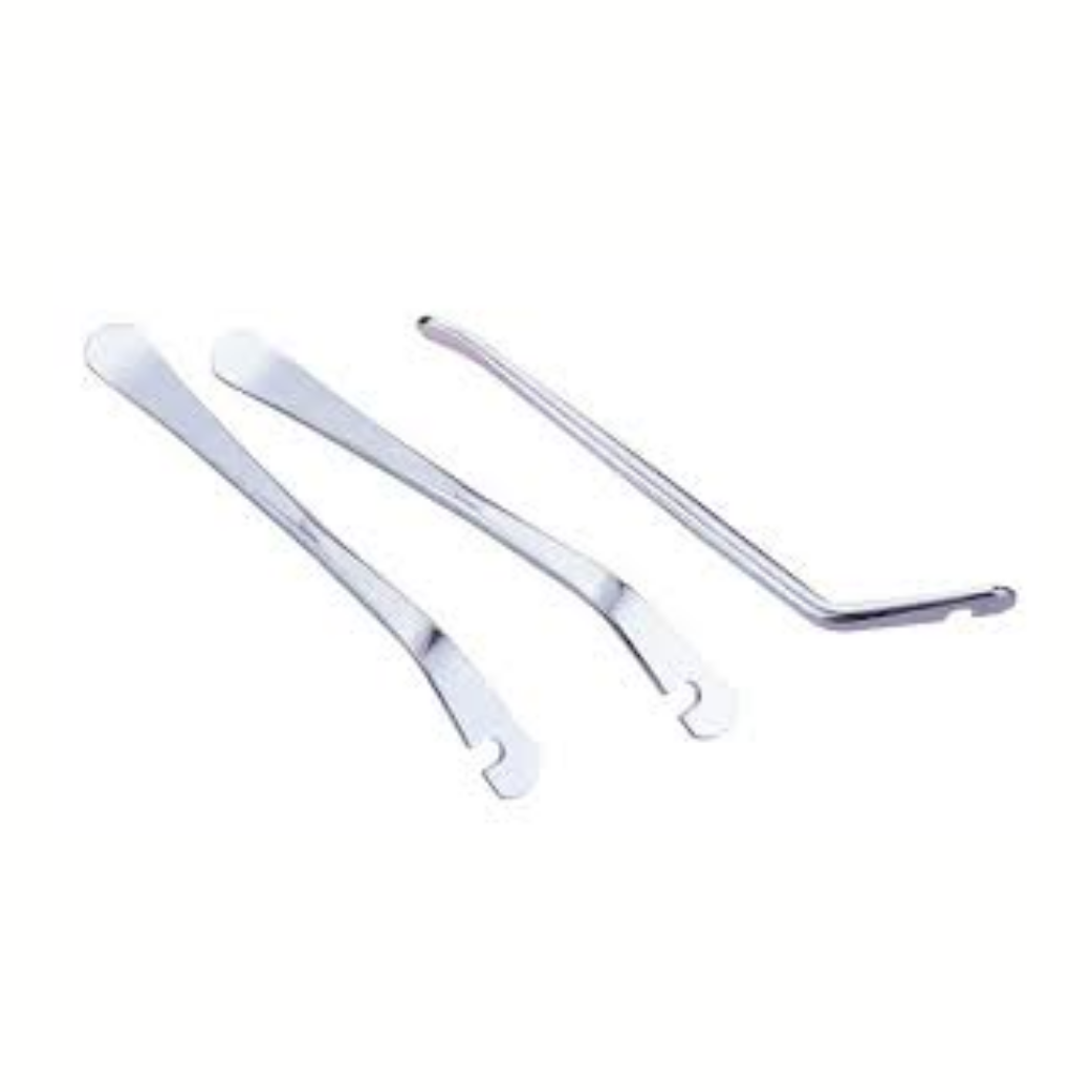 Acheteurs de pneus Silver Steel Ensemble de 3 pièces