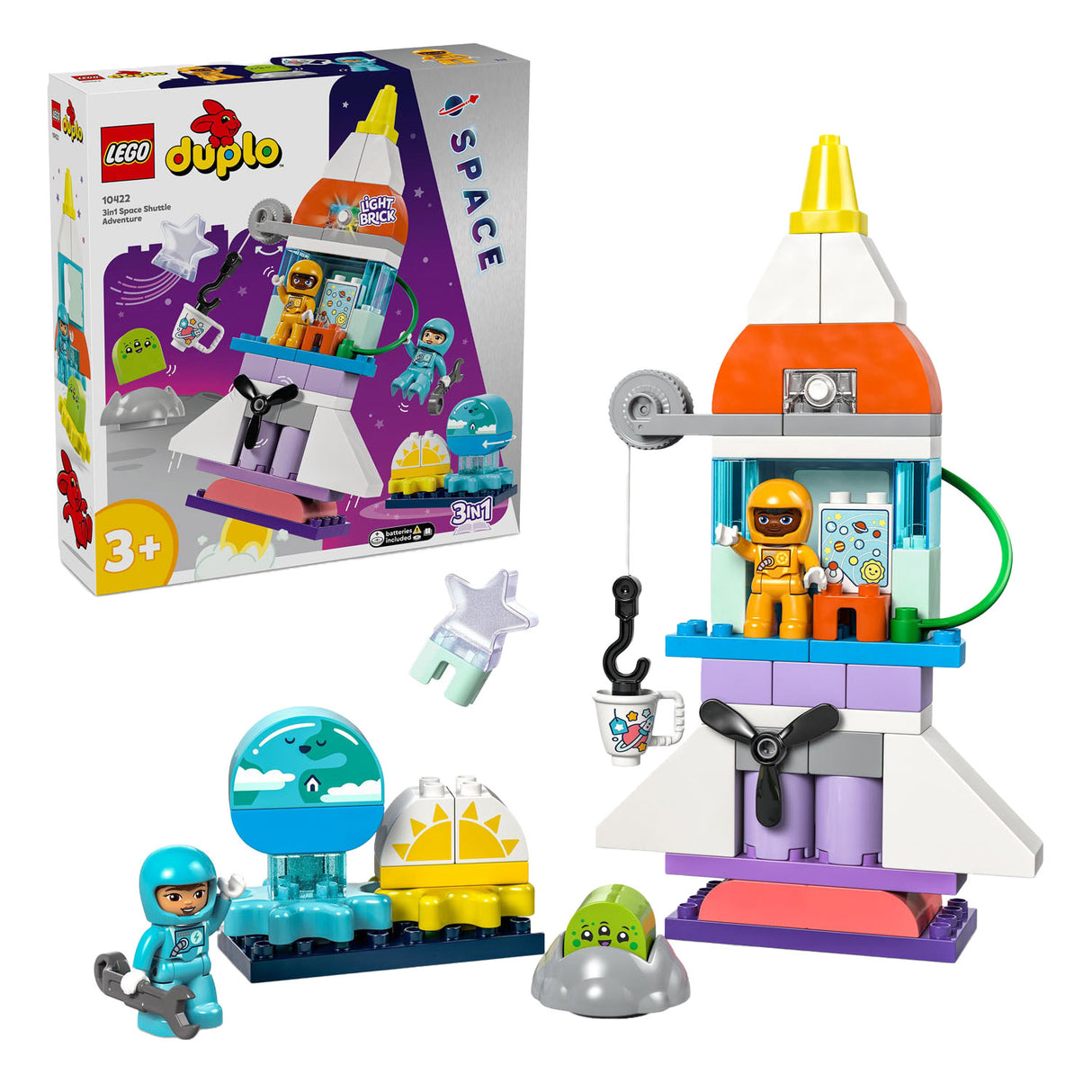 LEGO DUPLO LEGO DUPLO Town 10422 3-in-1 Space adventure