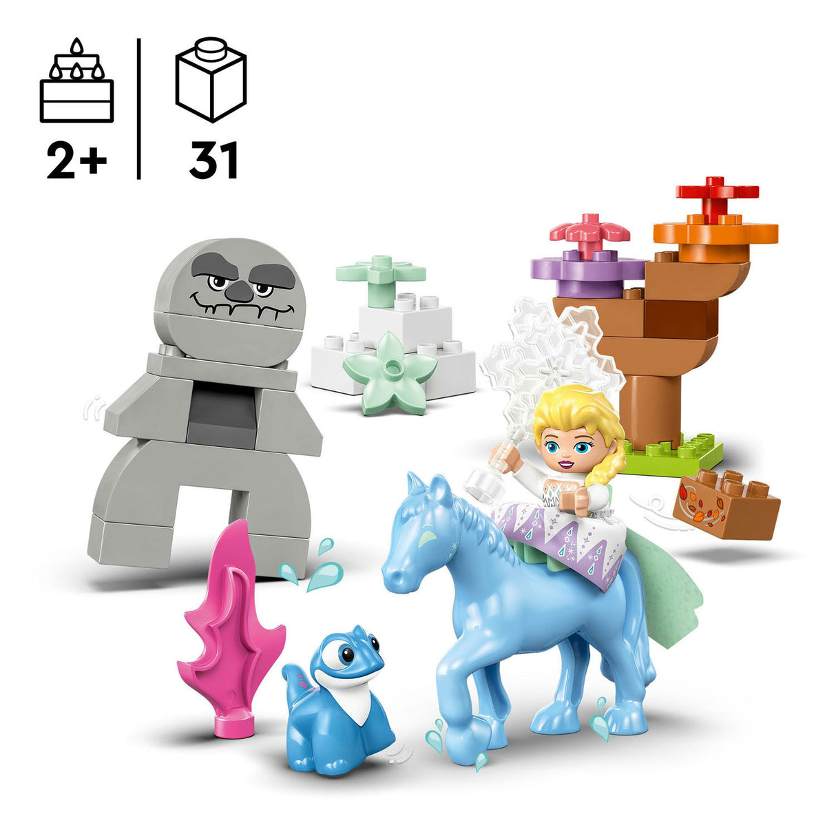 Lego Duplo 10418 Elsa et Bruni dans la forêt enchantée