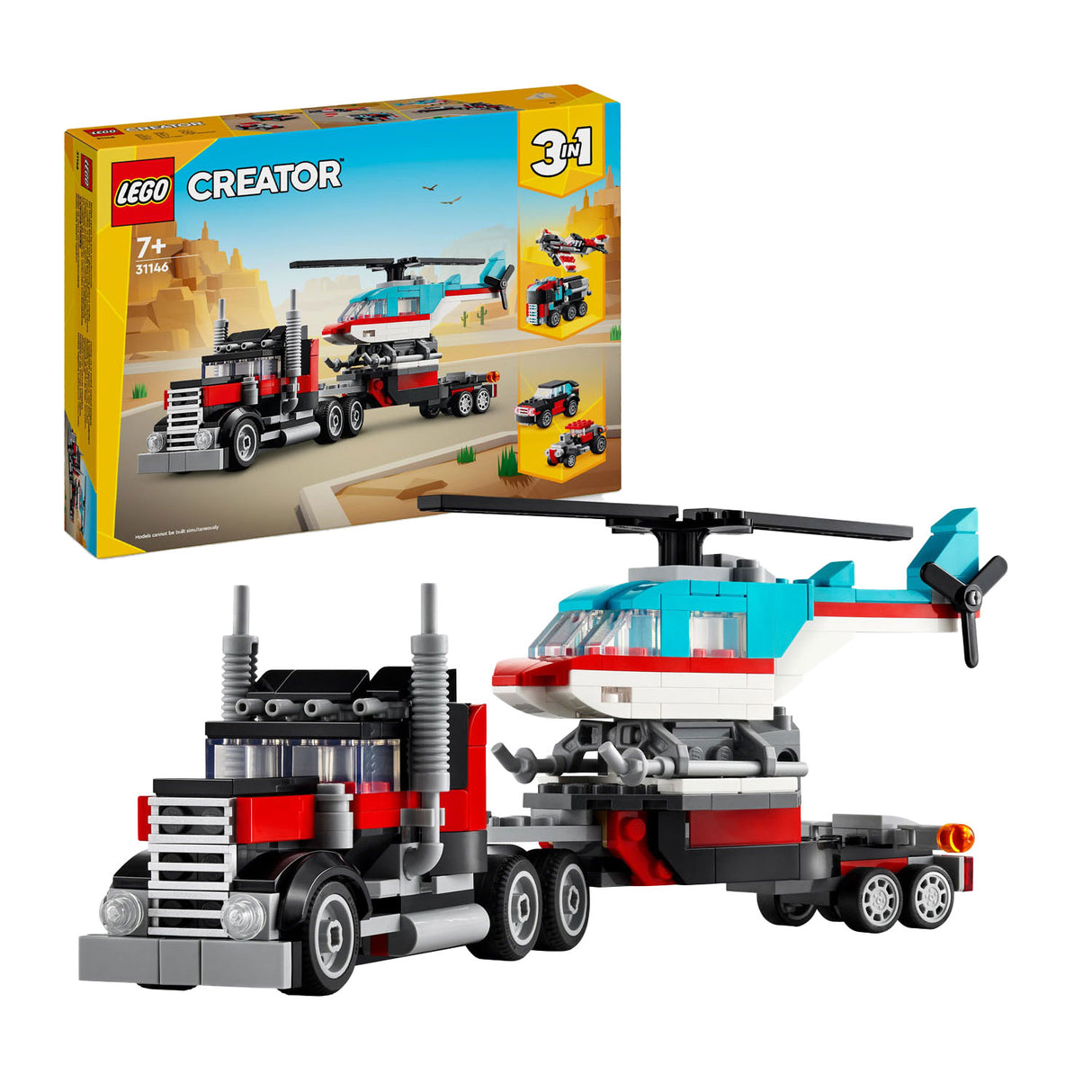 LEGO LEGO Creator 31146 Truck with helicopter