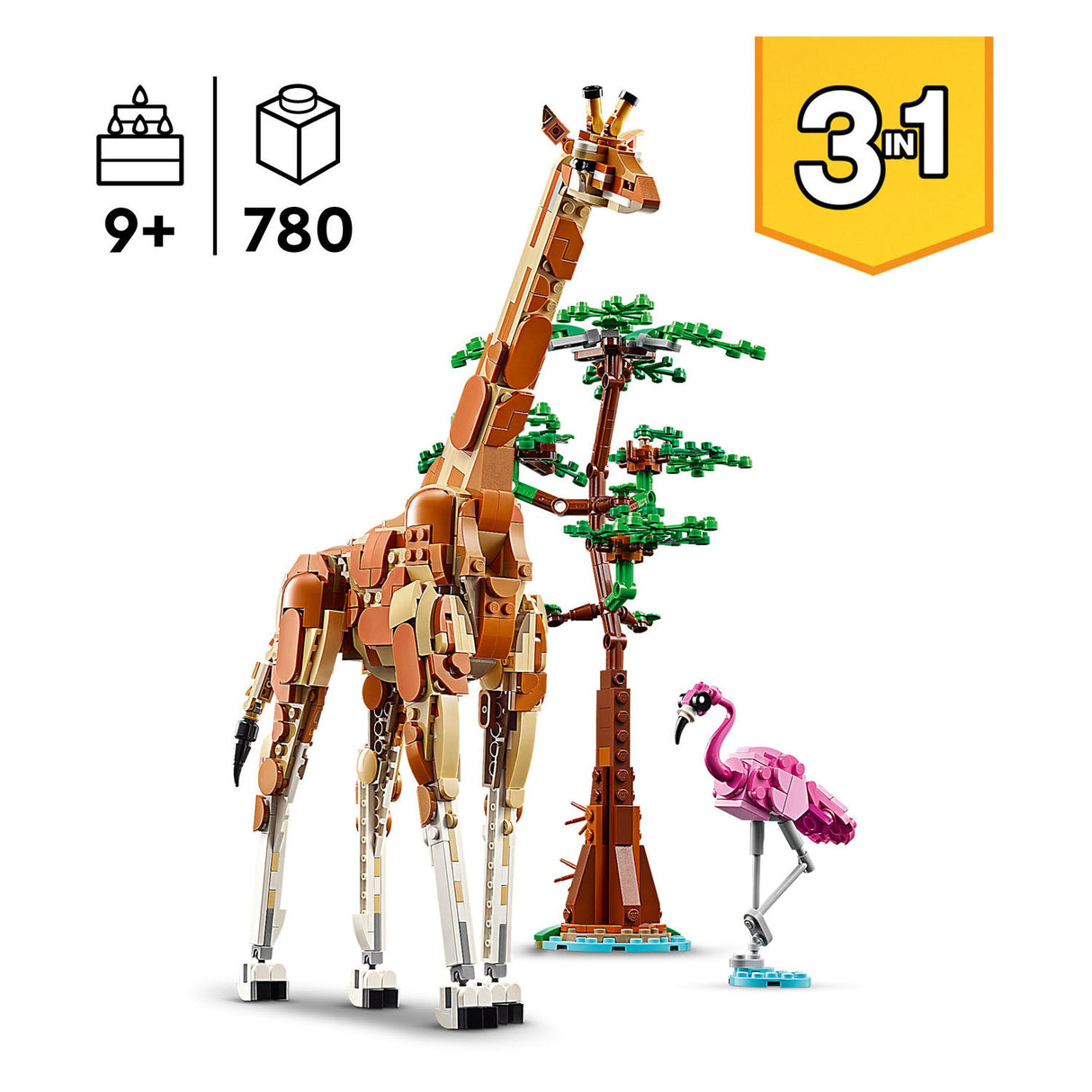 Lego Creator 3en1 Animaux de safari - 31150