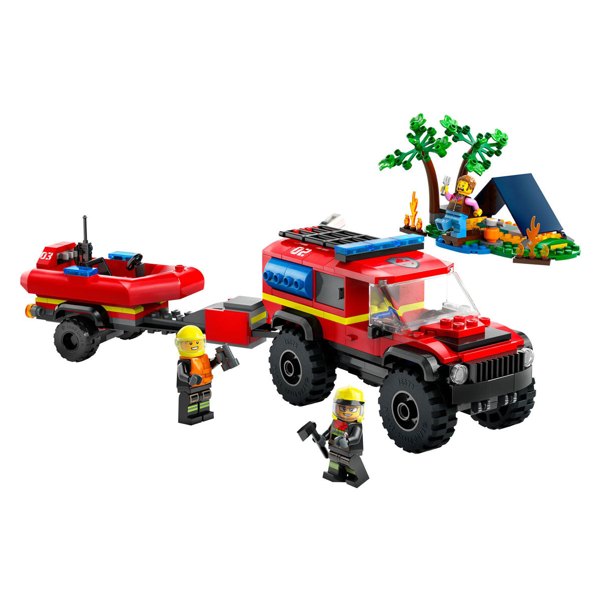 LEGO LEGO CITY 60412 4x4 Rastrojo de fuego con REMBOOT