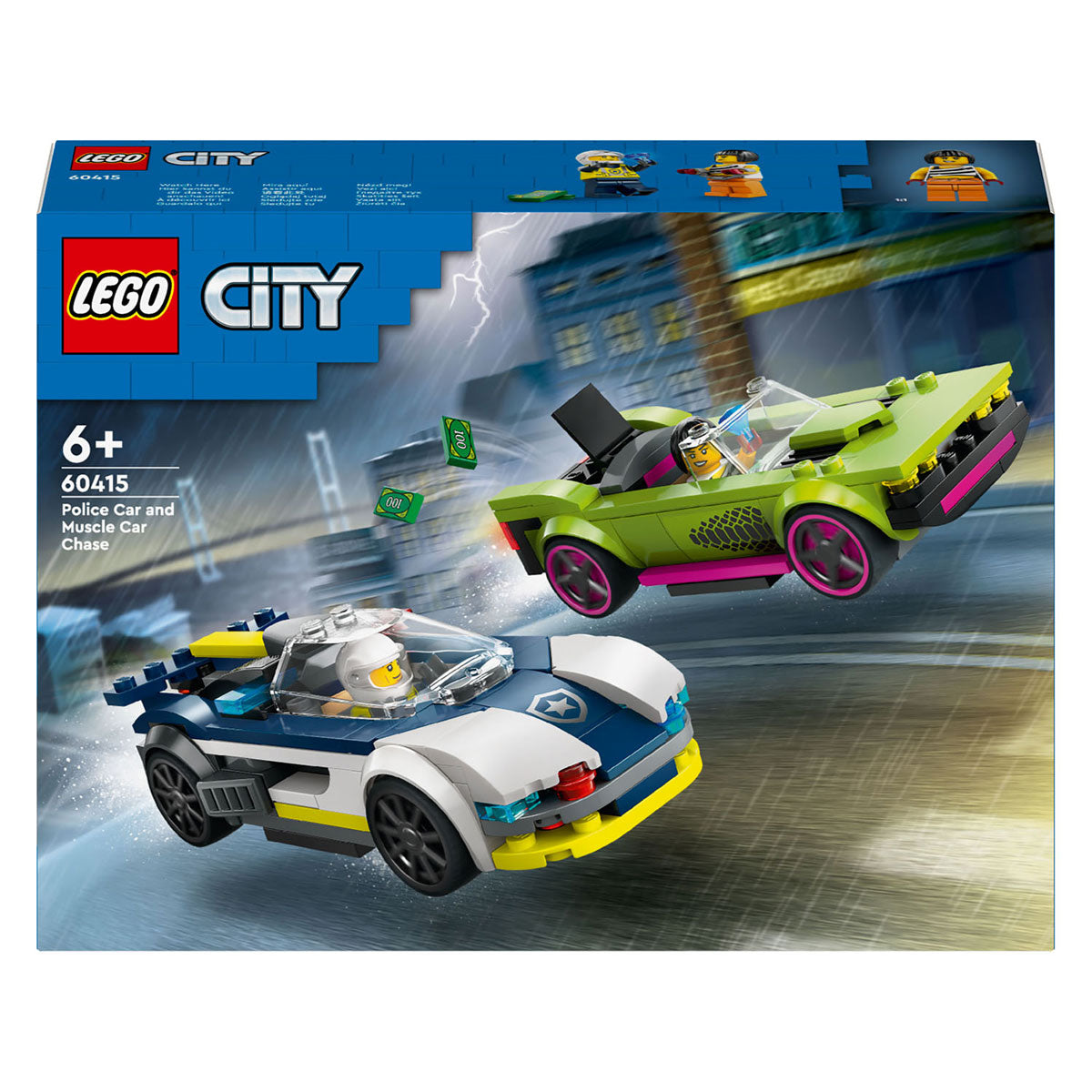 Lego Lego City 60415 Policejní auto a rychlé pronásledování auta