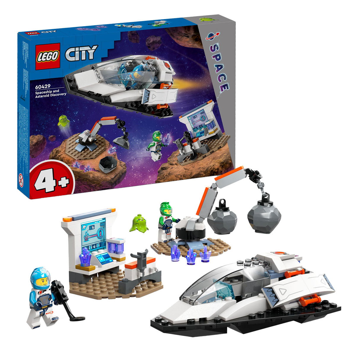 Lego Lego City 60429 Raumschiff und Entdeckung von Asteroide