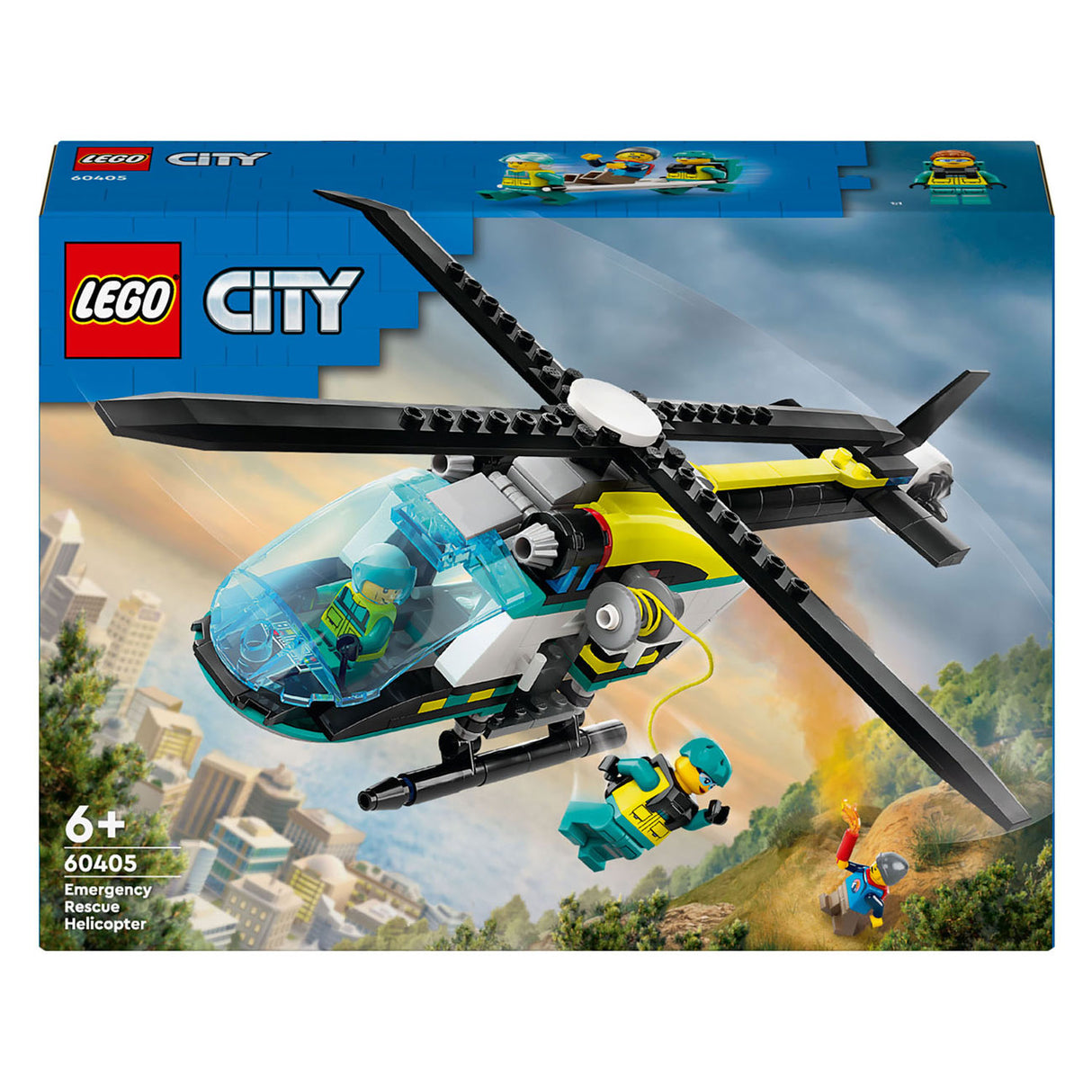 LEGO LEGO CITY 60405 Helicóptero de rescate