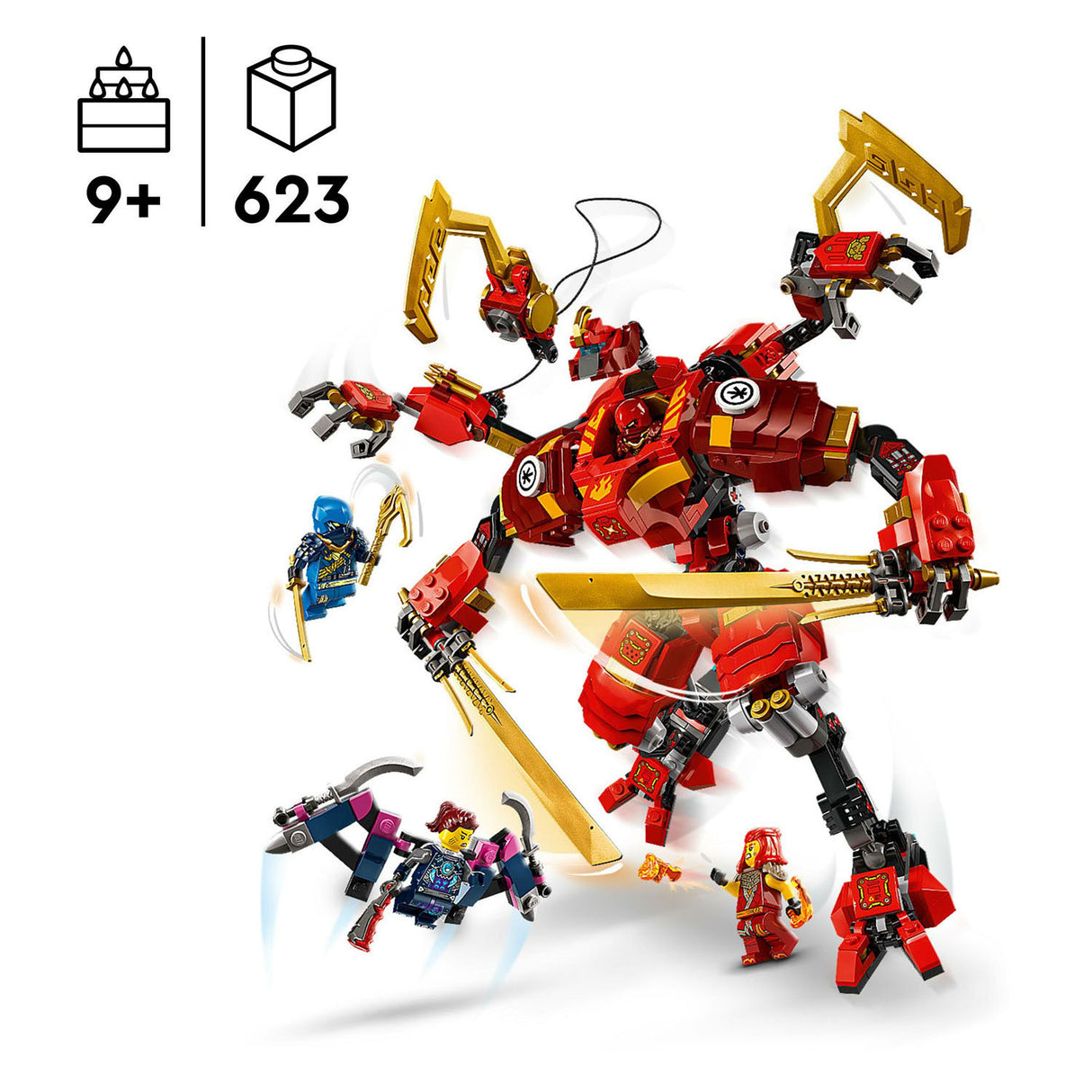 Lego ninajago 71812 ka's ninjaklimmecha