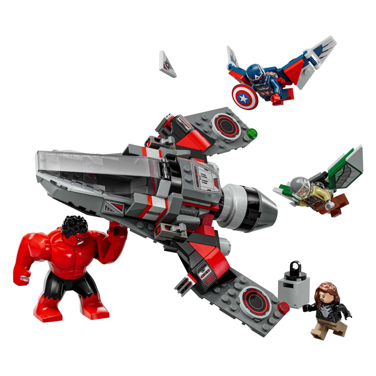 Lego Marvel 76292 Captain America Vs. Red Hulk Duell