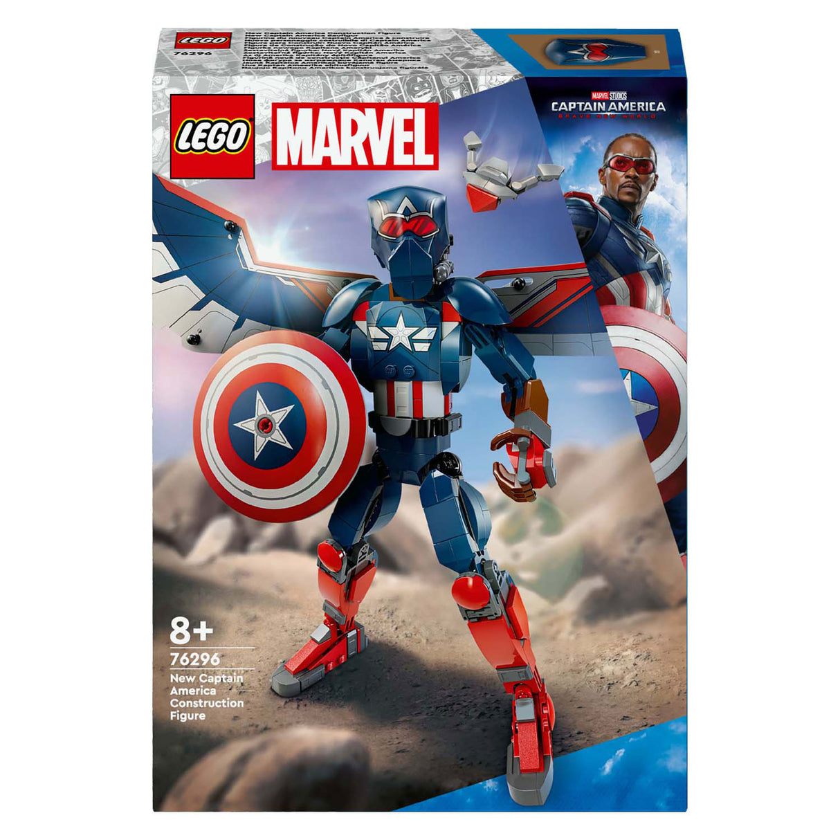 Lego marvel 76296 captain america bouwfiguur