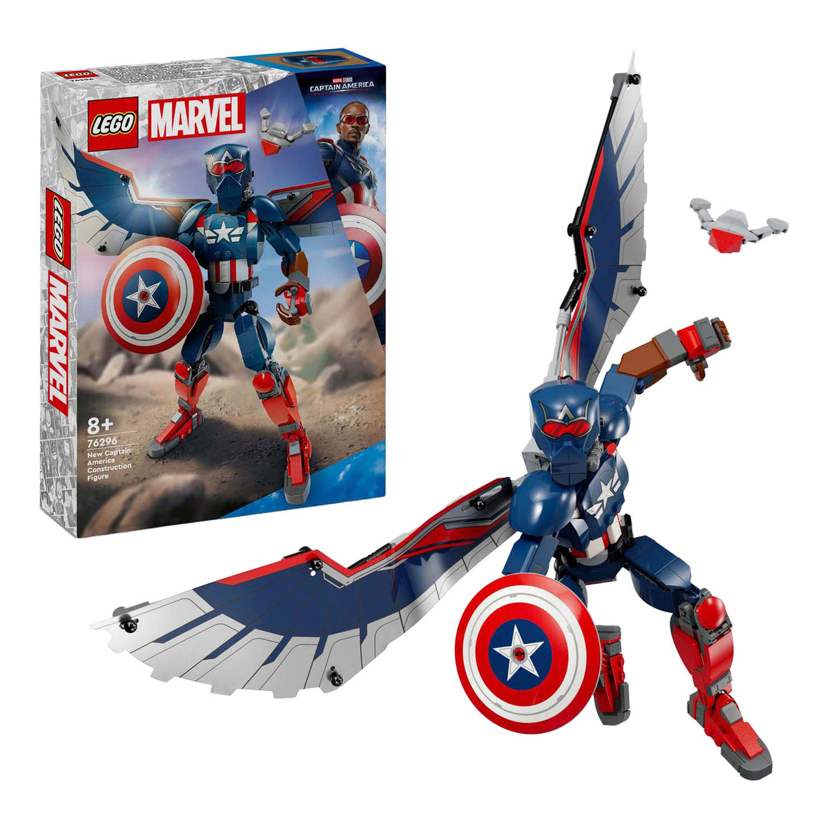 LEGO MARVEL 76296 Captain America Figura di costruzione