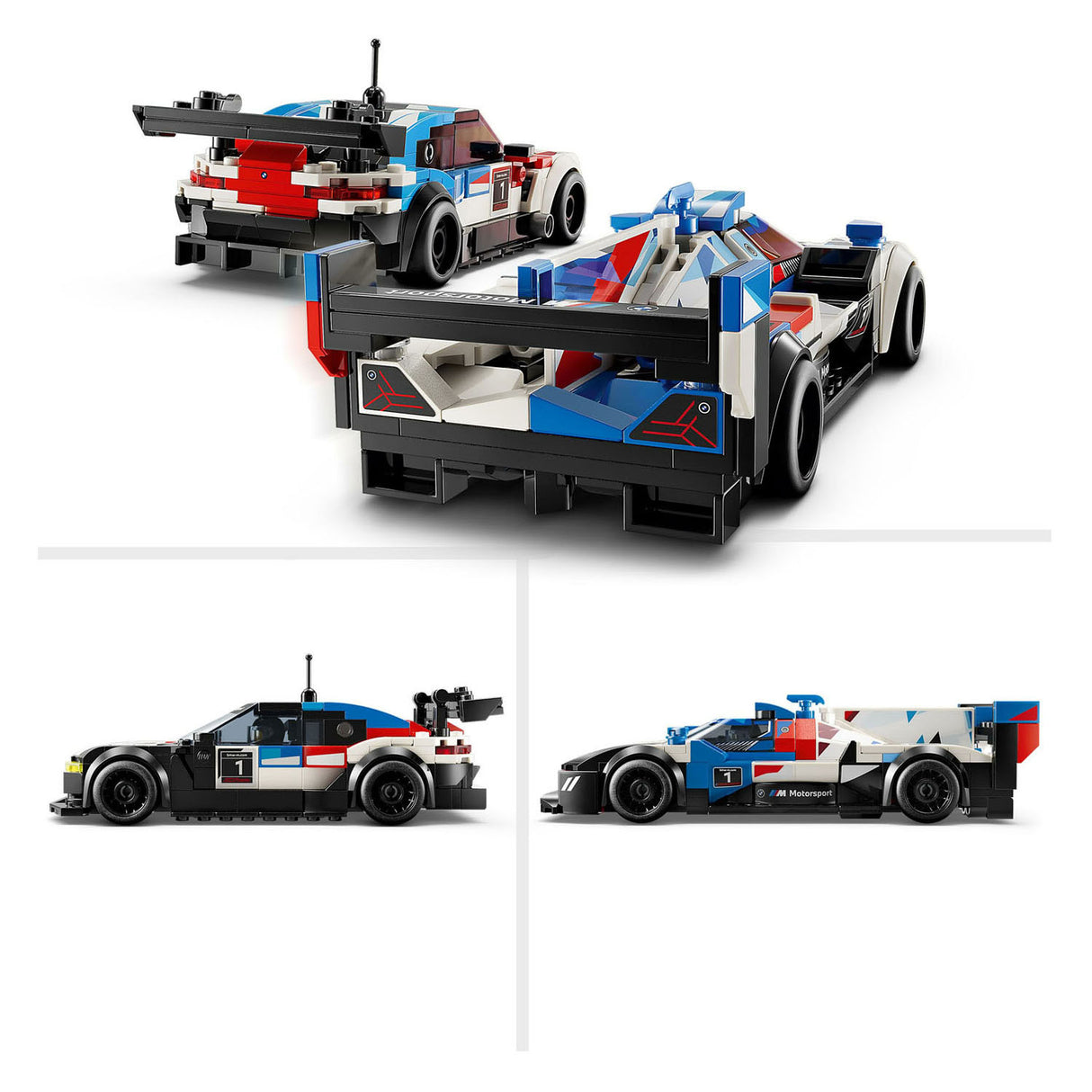 LEGO LEGO Speed ​​Champions 76922 BMW M4 GT3 og BMW M Hybrid V8 Racing Cars