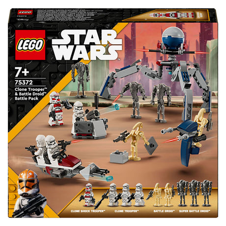 Pack de combat Lego Star Wars Clone Trooper™ Battle Droid™ - 75372