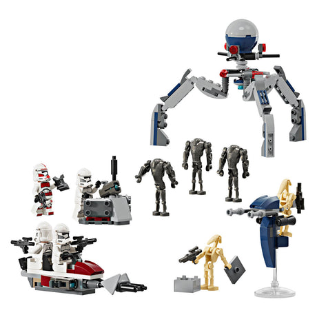 Pack de combat Lego Star Wars Clone Trooper™ Battle Droid™ - 75372
