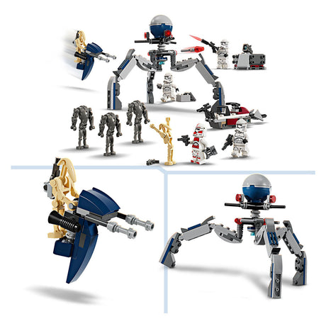 Pack de combat Lego Star Wars Clone Trooper™ Battle Droid™ - 75372
