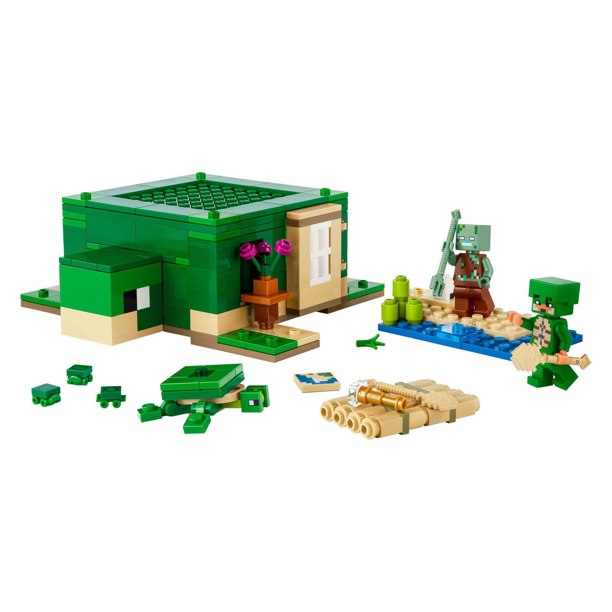 LEGO LEGO Minecraft 21254 La casa de la playa de tortuga