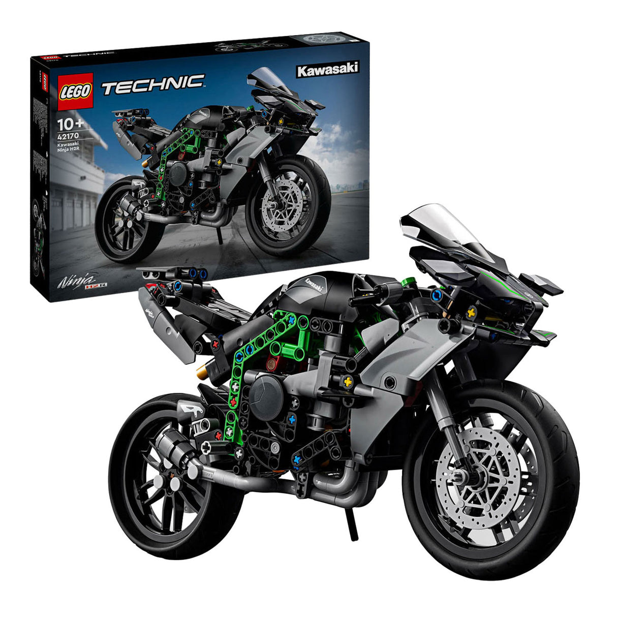 Lego technic 42170 kawasaki ninja h2r motor