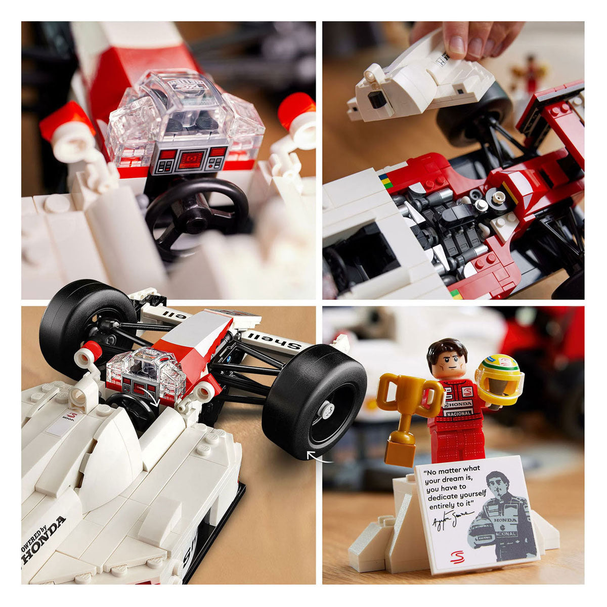 Icônes LEGO 10330 McLaren MP4 4 et Ayrton Senna