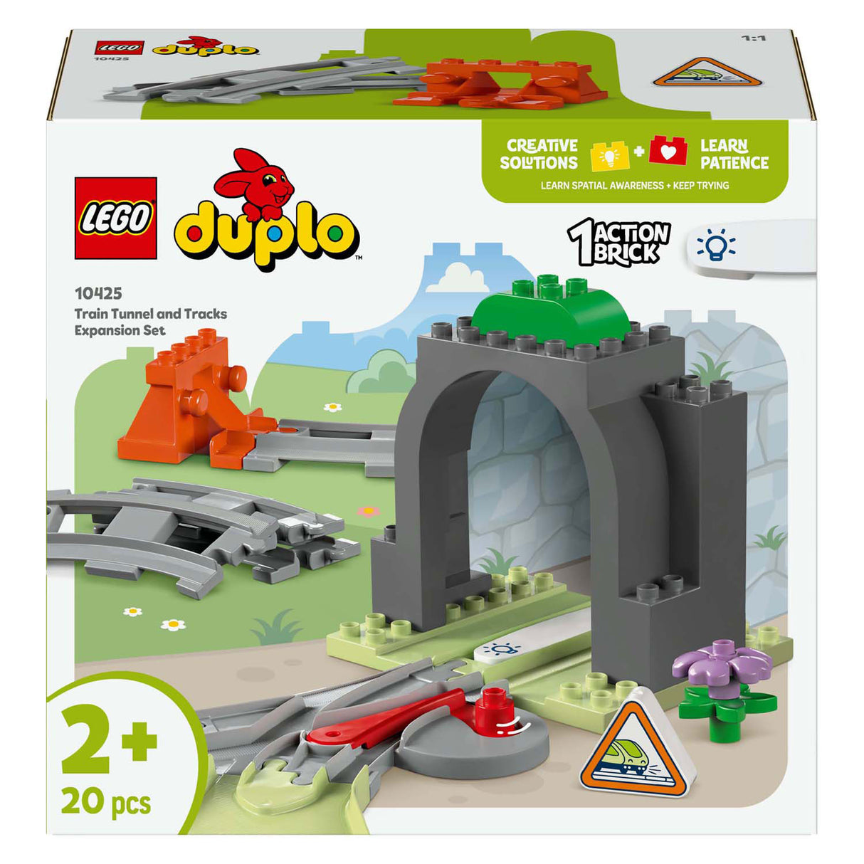 LEGO DUPLO Town 10425 Train tunnel and rails expansion set