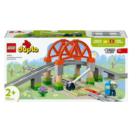 Lego Duplo Town 10426 Ensemble d'extension du pont ferroviaire et des voies ferrées